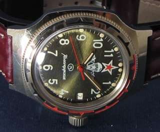   KOMANDIRSKIE NAVY PARATROOPERS Soviet Wristwatch cal.2414 1980s  