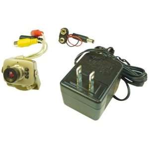   MINI COLOR CMOS CAMERA WITH AUDIO + POWER ADAPTER