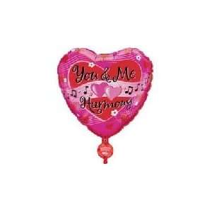  31 You Me Harmony Singin Balloon   Mylar Balloon Foil 