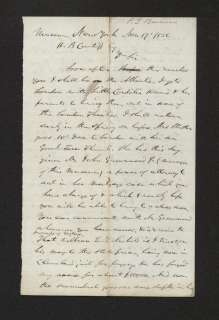 Barnum   Phineas   circus letter 1856 Tom Thumb  