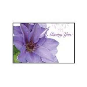  Postcd Absentee Missing You (Flower) (Package of 25 