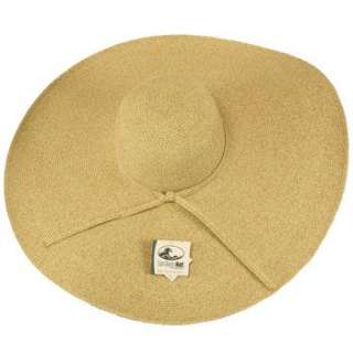 San Deigo UV Sun Beach Hat Floppy Big 8 Brim Natural  