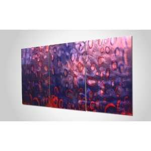  Metal Wall Art Purple Serendipity   50x24 in.   Bold Abstract 