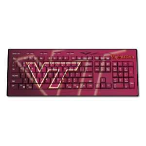  Virginia Tech Hokies Wired USB Keyboard