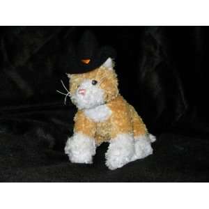   Soft Spot Yellow & White Kitten With Hat Plush Toy Toys & Games