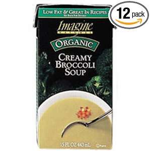 Imagine Organic Soup, Creamy Broccoli, 16 Ounce Aseptic Cartons (Pack 
