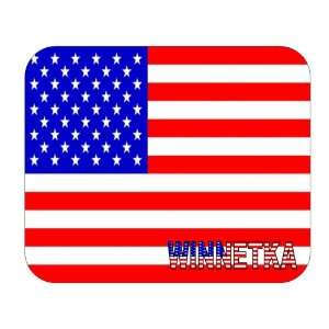  US Flag   Winnetka, Illinois (IL) Mouse Pad Everything 