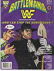 wwf battlemania comic magazine 4 1991 undertaker expedited shipping 