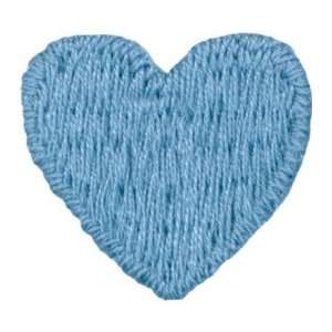  Boutique Iron On Appliques   Blue Hearts