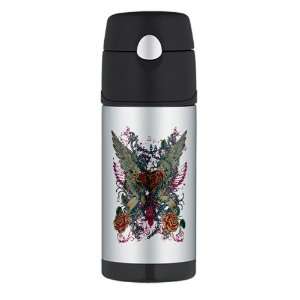  Thermos Travel Water Bottle Heart Wings 