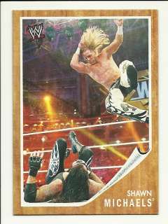 2011 Topps WWE Heritage #H 2 Shawn Michaels  