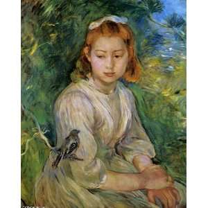 FRAMED oil paintings   Berthe Morisot   24 x 30 inches   Young Girl 