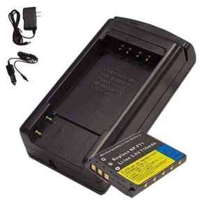 Hitech  Battery & Charger Set for Sony Cybershot DSC T5, DSC T5/B ,DSC 