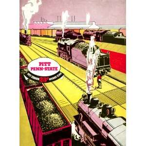   Game Day Program Cover Art   PITT (H) VS PENN STATE 1940 AT PITTSBURGH