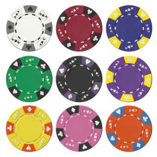 Ace King Suited Sample 14 gram Clay Poker Chips  