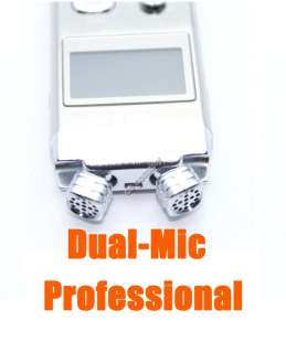 2GB Dual Mic Professional Digital VOX phone Recorder  