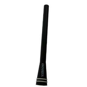 Saturn Sky 5 inch Antenna in Black Aluminum with White Rings