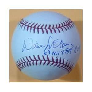  Willie McCovey Autographed Baseball (w/69 MVP & 59 ROY 