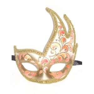    Peach Colombina Onda Acquario Venetian Mask