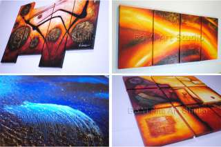MODERN ABSTRACT OIL PAINTING FLOWER LARGE HANDICRAFT  