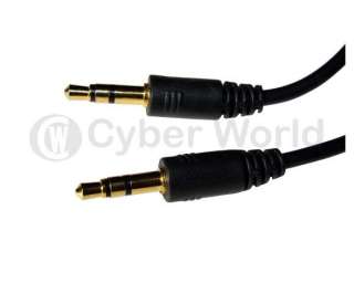 5mm Jack Audio AUX  Gold Cable Lead For Samsung Galaxy ACE S5830 