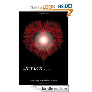 Dear Love Matthew Brna  Kindle Store