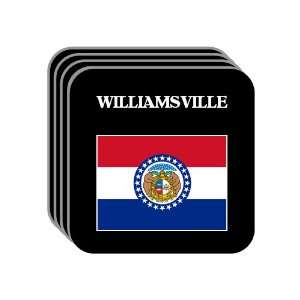 US State Flag   WILLIAMSVILLE, Missouri (MO) Set of 4 Mini 