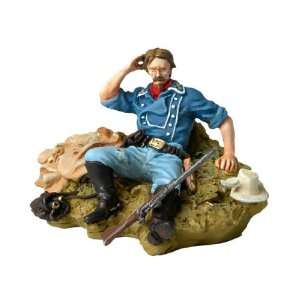  Captain Tom Custer seated on the Ground Toys & Games