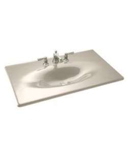 Kohler K 3051 8 FD Cast Iron Bathroom Lavatory Sink Vanity Top in Cane 