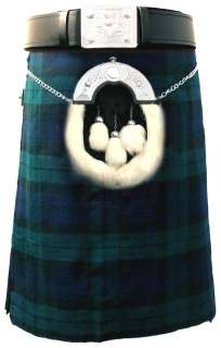   Watch Tartan Scottish Highland 16 oz 8 Yard Kilt Sizes 30   54  