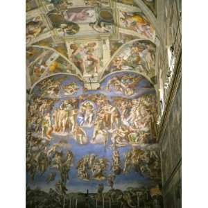 Interior, Sistine Chapel, the Vatican, Rome, Lazio, Italy Photographic 