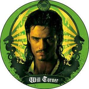  Pirates of the Caribbean Will Turner Dragons Button B DIS 