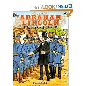 Abraham Lincoln Coloring Book (Dover History Coloring Book) [Paperback 