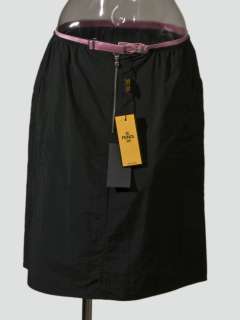 New Fendi Sports Black Skirt Size 46 US 12 Retail $290  