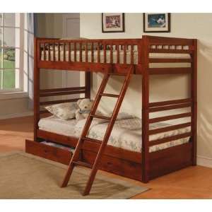  Wildon Home 460193 Dilley Twin/Twin Bunk Bed with Storage 