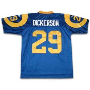  Eric Dickerson Reebok Premier Los Angeles Rams Blue 