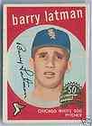 1959 Topps 477 Barry Latman Rookie PSA 6 Ex Mt  