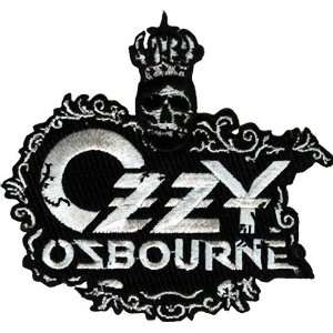  OZZY OSBOURNE CROWN LOGO EMBROIDERED PATCH