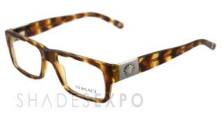 NEW Versace Eyeglasses VE 3136 BROWN 874 VE3136 AUTH  