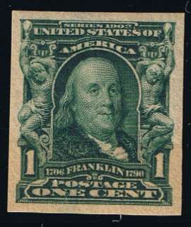 USA STAMP #314 1c blue green Series Of 1902 MNH/OG  