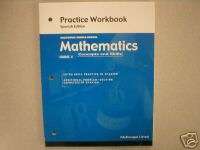 McDougal Littell MATHEMATICS Course 2 Practice Workbook  