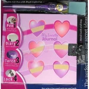  Invisible Ink Secret Diary   Hearts 