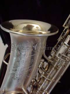 vintage J.W. York & Sons silver plated curved Soprano Saxophon 