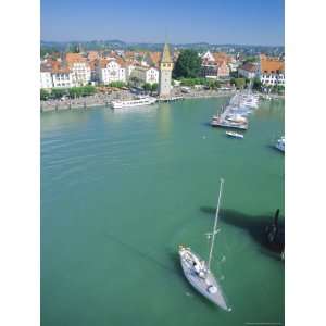  Birds Eye View of the Harbour on Lake Constance, from Top 