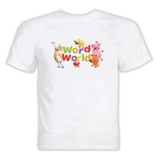Word World kids Tv show T shirt  
