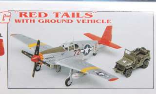 51C MUSTANG RED TAILS w/VEHICLE 1/72 Academy 2225  