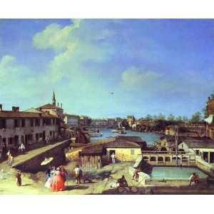  FRAMED oil paintings   Canaletto   24 x 20 inches   Dolo 