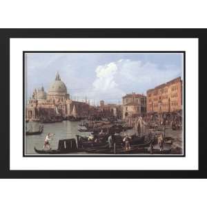  Canaletto 24x18 Framed and Double Matted The Molo Looking 