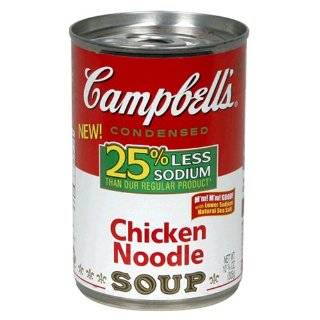 Campbells, 25% Less Sodium Chicken Noodle, 10.75 oz