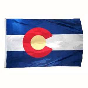  Colorado Flag 12X18 Foot Nylon Patio, Lawn & Garden